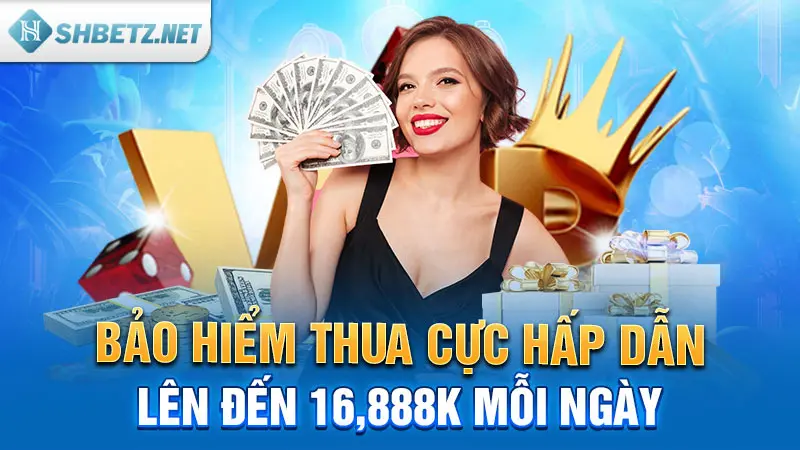 Bảo hiểm thua cực hấp dẫn lên đến 16,888k mỗi ngày