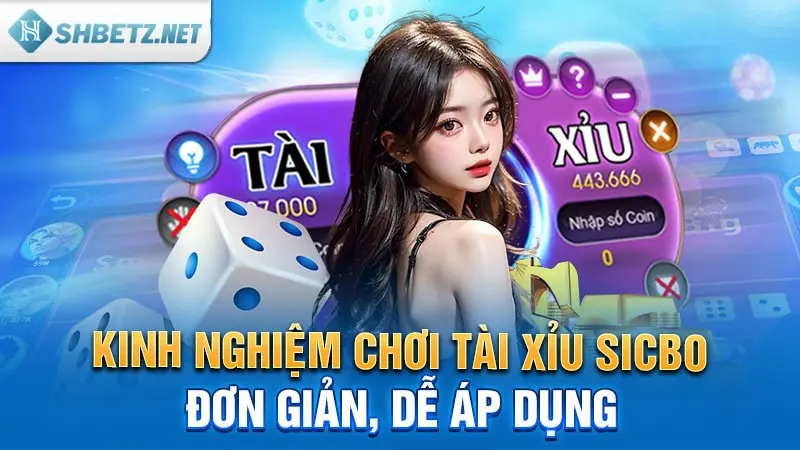 Kinh nghiệm chơi Tài Xỉu Sicbo đơn giản, dễ áp dụng